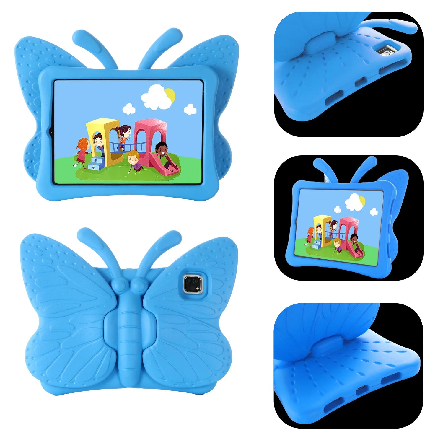 Butterfly Shockproof and Protective iPad Case for Kids