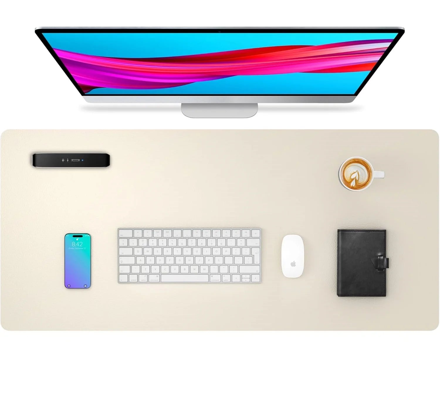 YSAGi Non-Slip Waterproof Leather Desk Mat