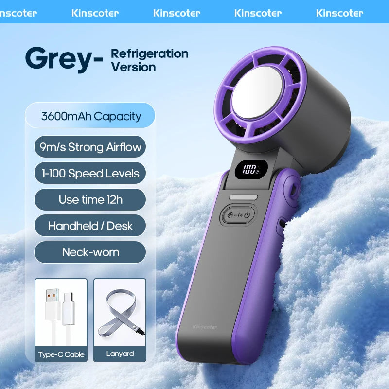 KINSCOTER F53K Rechargeable Portable Handheld Fan