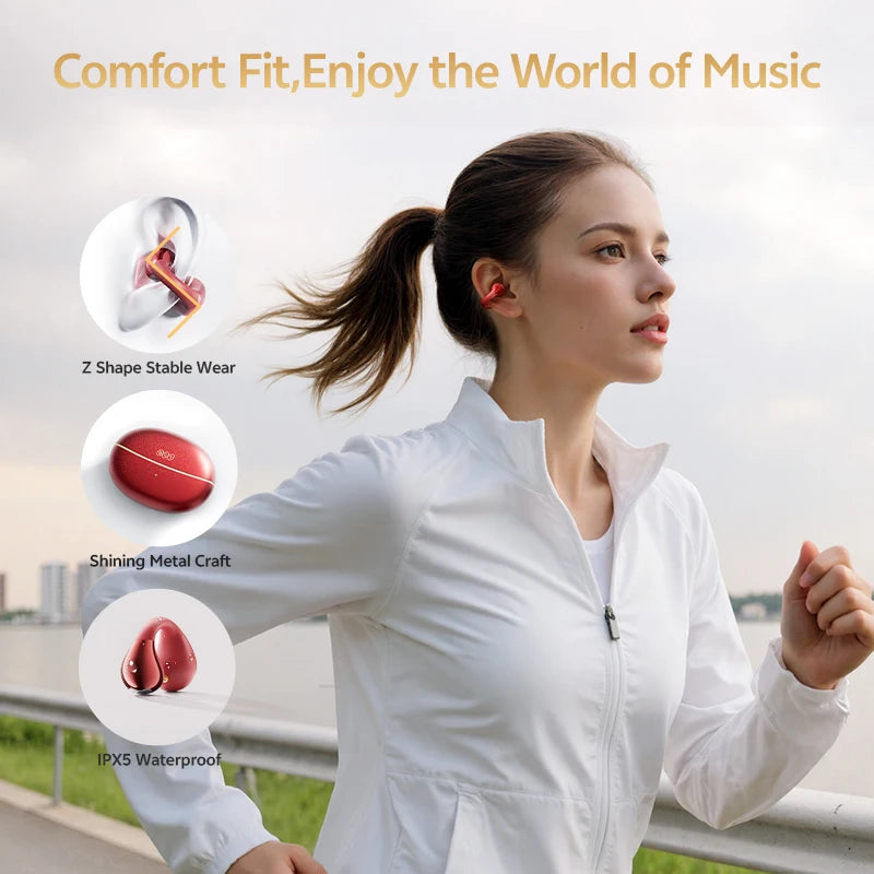 QCY Crossky C30S Clip-on Open Ear Wireless Bluetooth Earbuds