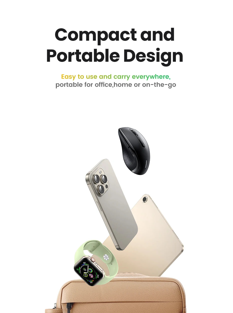 UGREEN MU511 Ergonomic Wireless Mouse