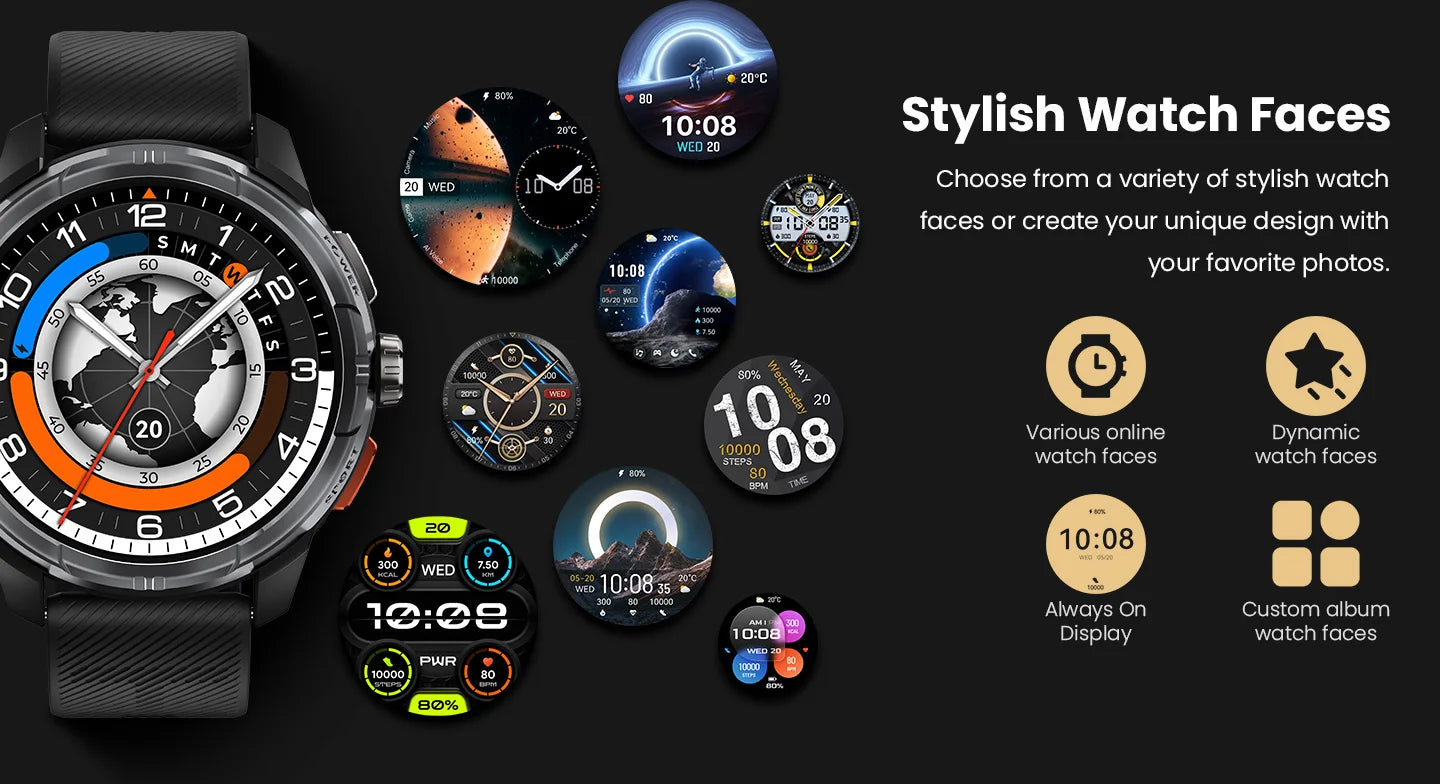 HAYLOU Solar Ultra 1.60" AMOLED GPS Smart Watch