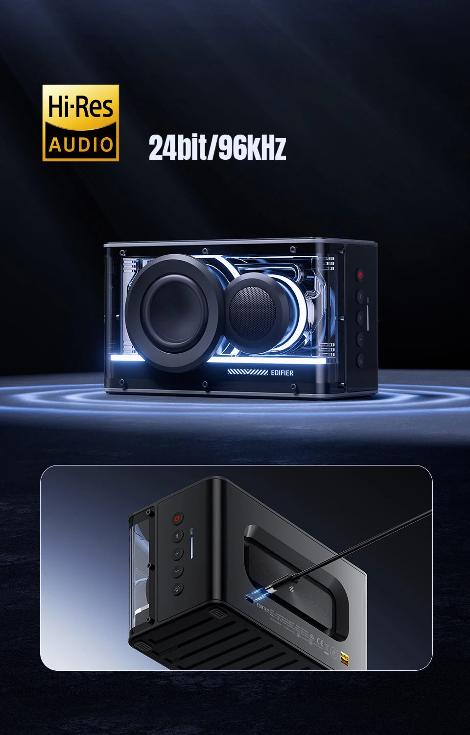 EDIFIER QD25 Portable Bluetooth Wireless Speaker