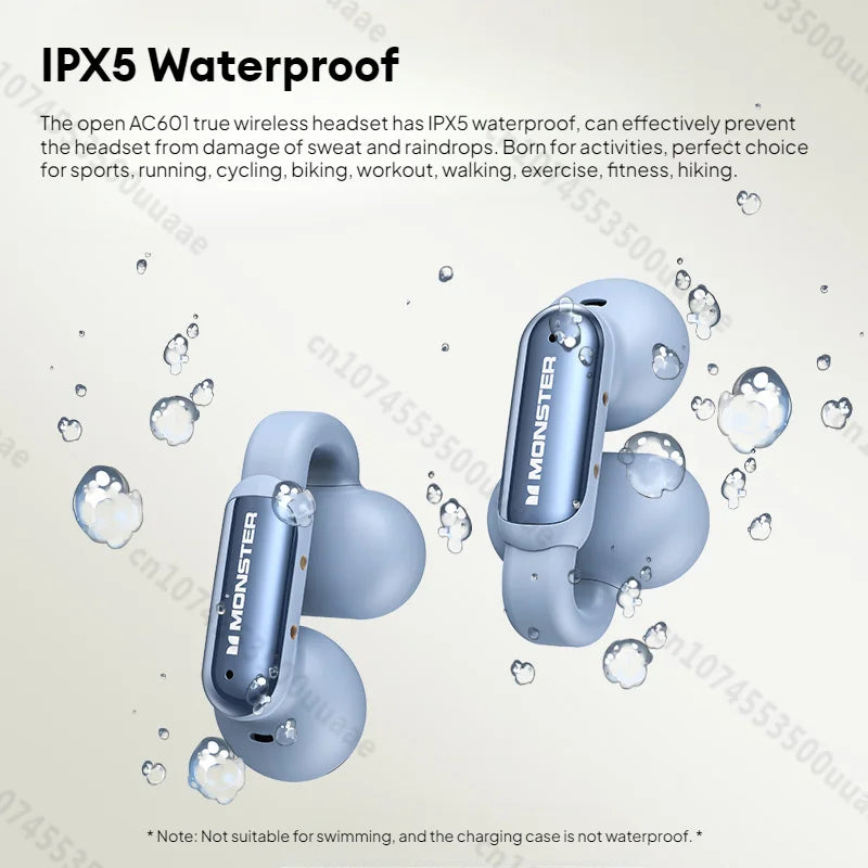 Ac601 MONSTER AC601 Bluetooth Wireless Open Ear Headphones | Wireless ...