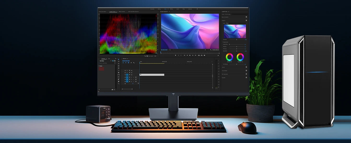 KTC 27" 100Hz 2K WQHD Gaming Monitor - Black