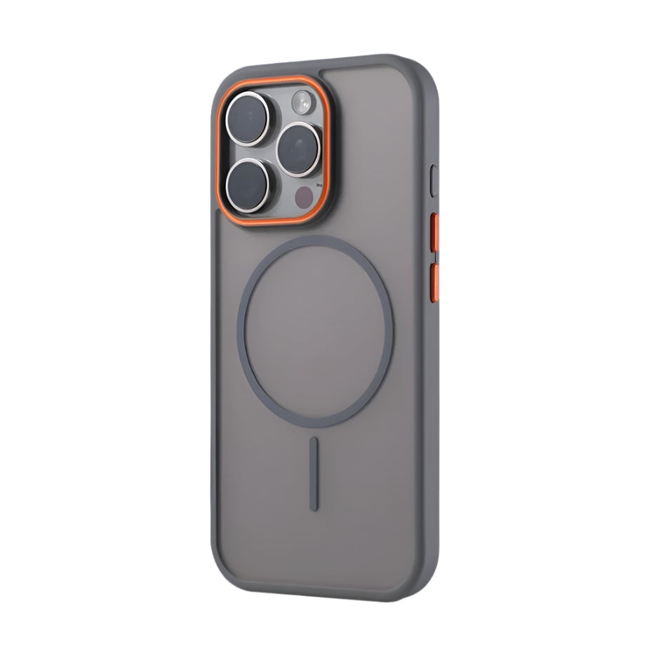 Frosted Translucent Magnetic Case for Apple iPhone