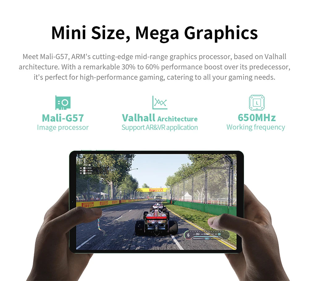 TECLAST M50 Mini 8.7" WiFi Android Tablet - 128GB, Green