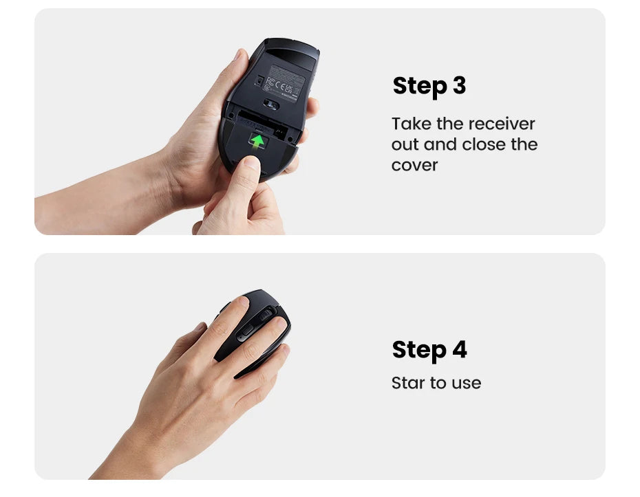 UGREEN MU511 Ergonomic Wireless Mouse