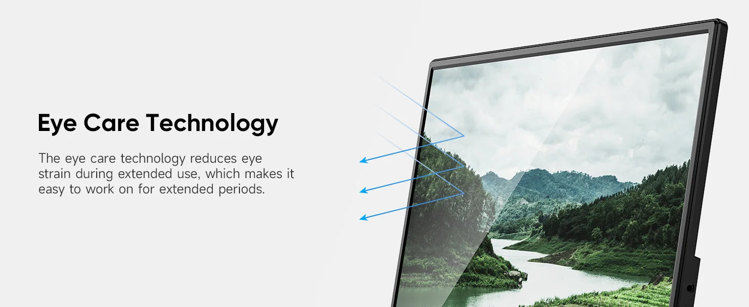 DOPESPLAY Full HD 15.6" Portable Monitor with Integrated Stand