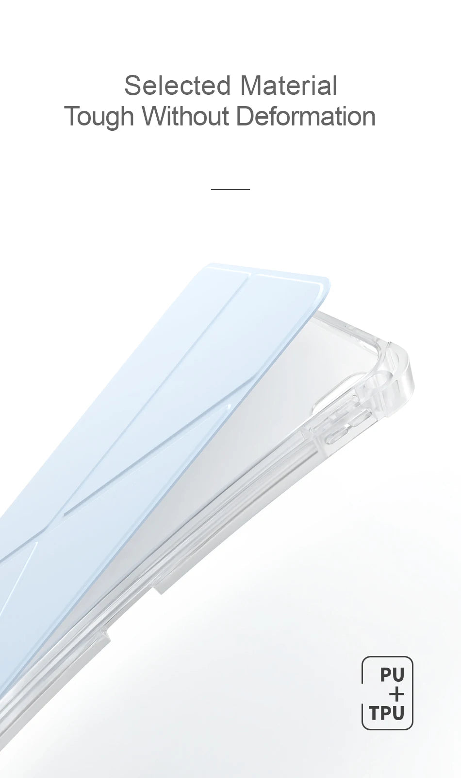 WiWU Tri-Fold Protective Case & Stand for iPad
