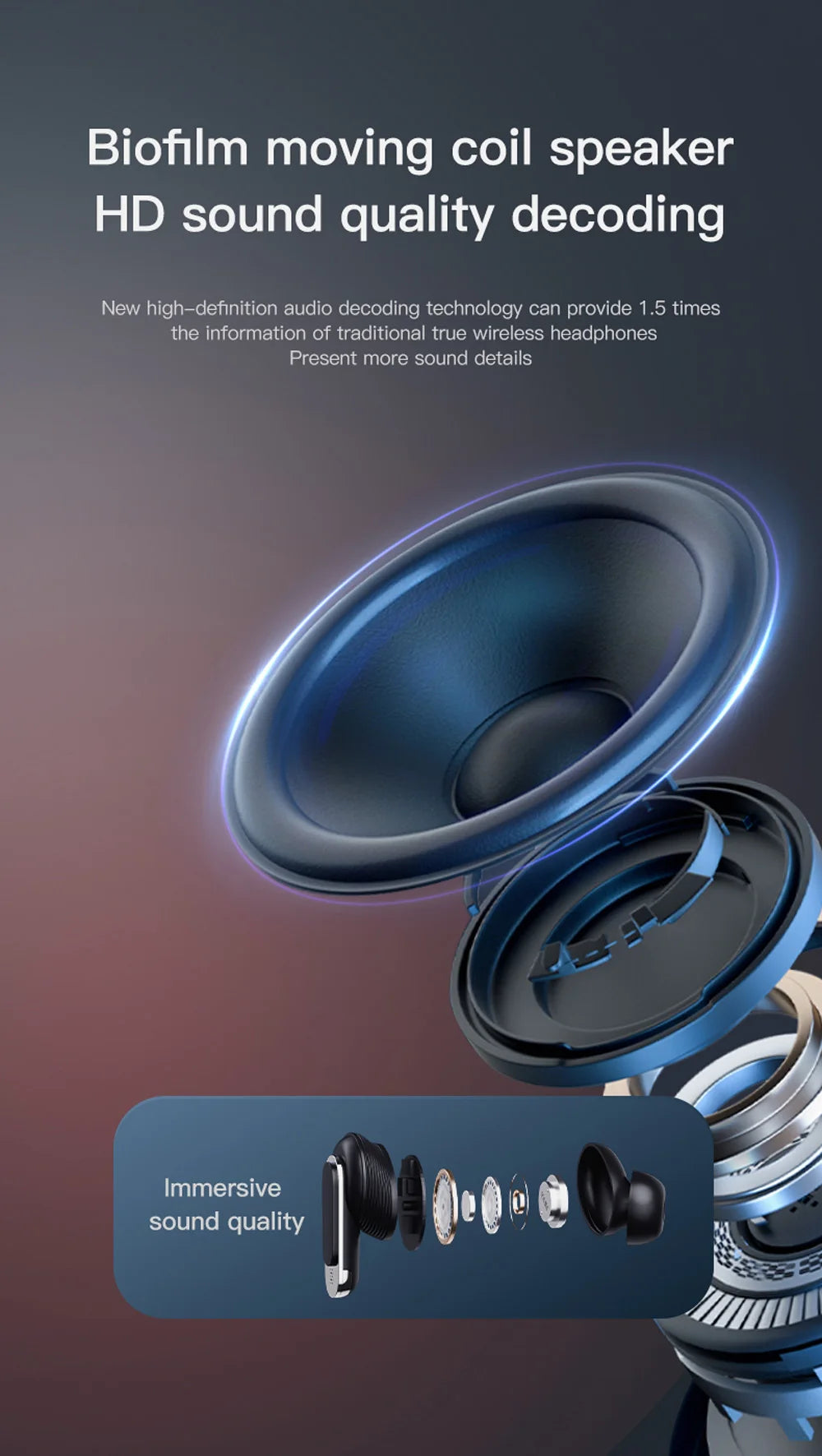 BLITZWOLF BW-FYE16 TWS Bluetooth Wireless Earphones
