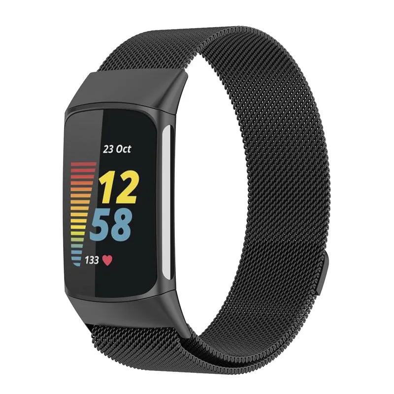 Magnetic Metal Strap for Fitbit Charge 5 6