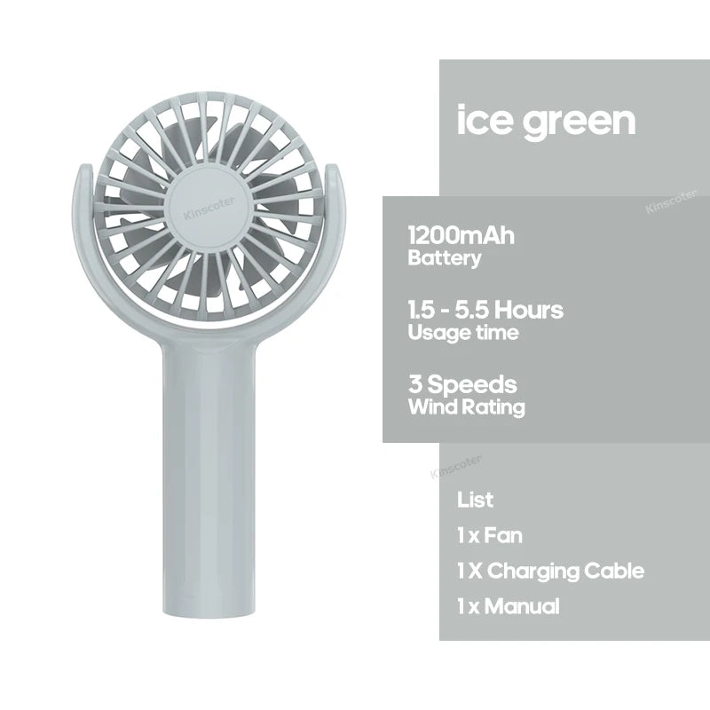 KINSCOTER DQ251 Portable Mini Handheld Fan