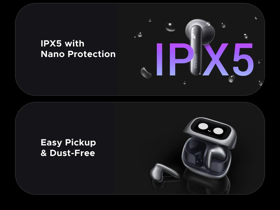 UGREEN LightBuds Magic Noice Cancelling Bluetooth Wireless Earphones