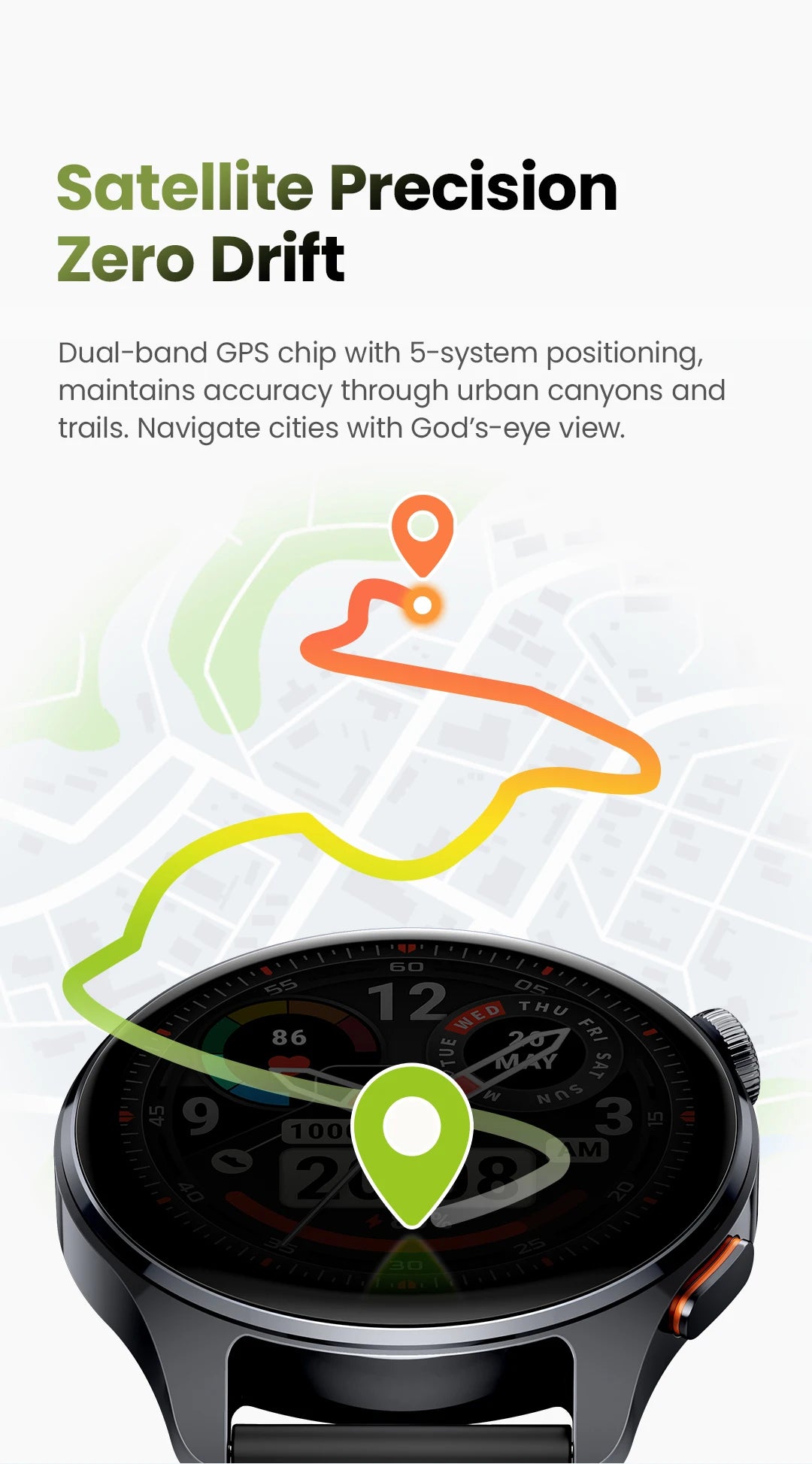 HAYLOU Watch 4S 1.43" AMOLED GPS Smart Watch