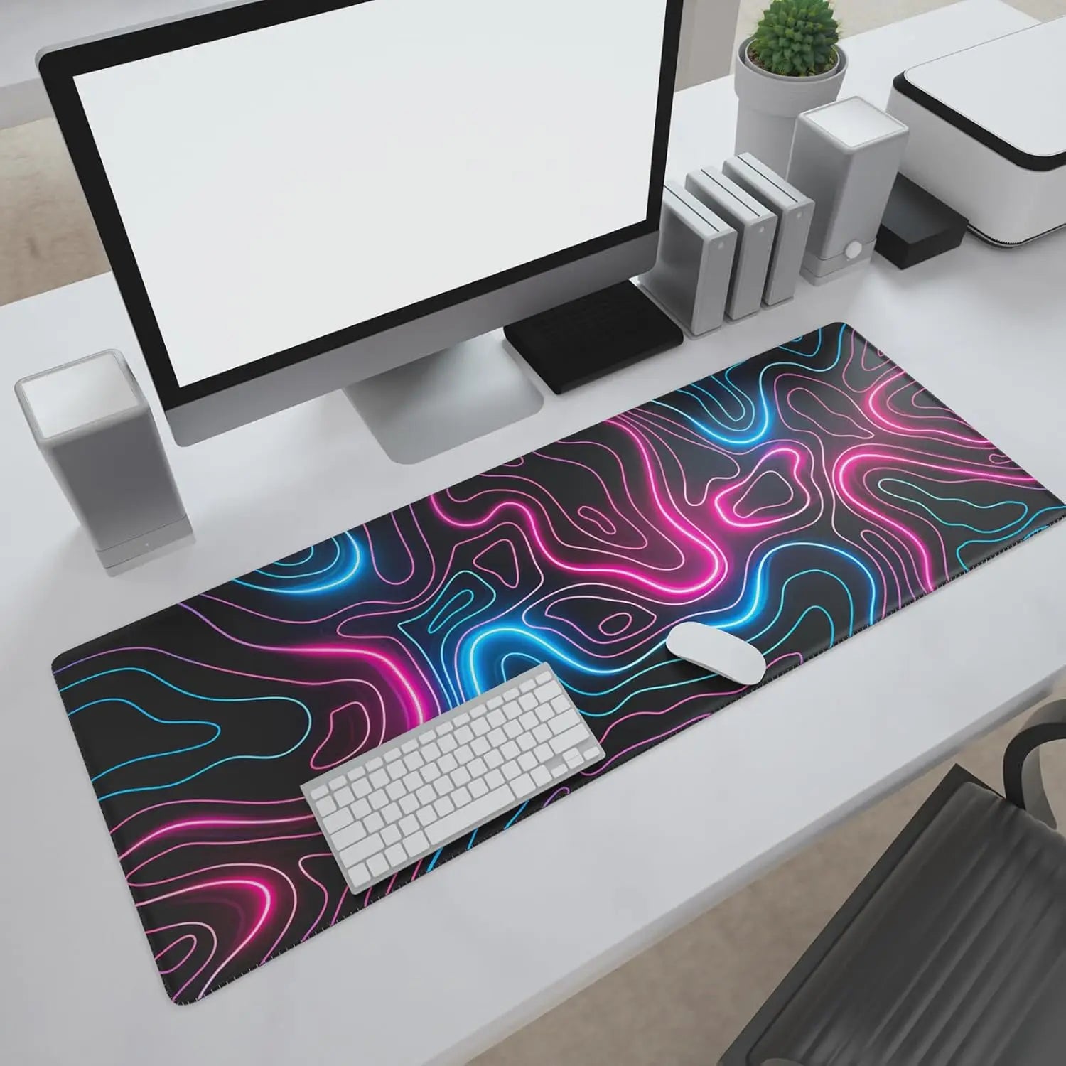 YSAGi Non-Slip Retro Desk Mat & Mouse Pad