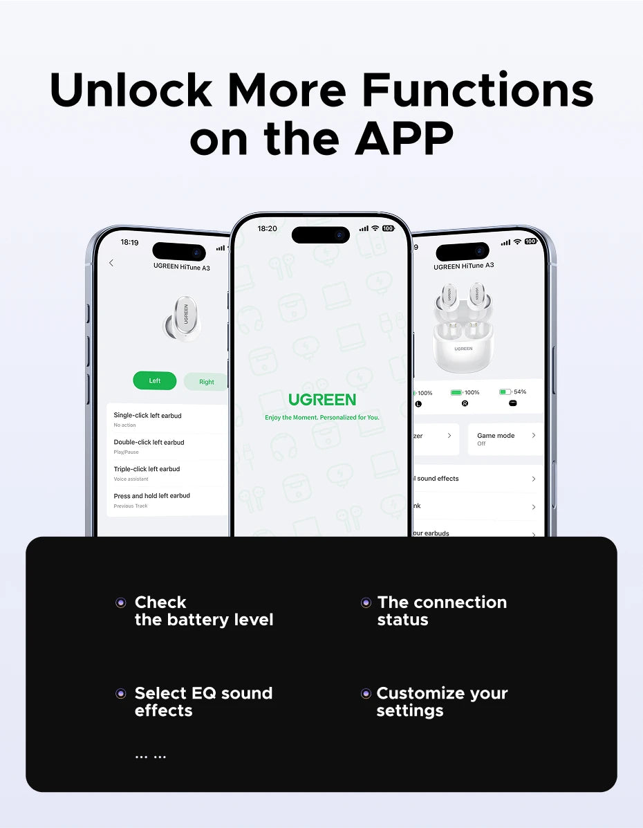 UGREEN Dots Bluetooth Wireless Earbuds