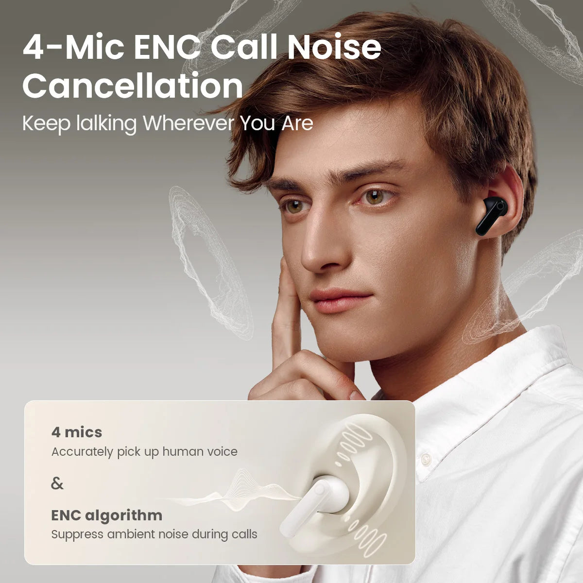 HAYLOU HQ5 ANC Bluetooth Wireless Earphones