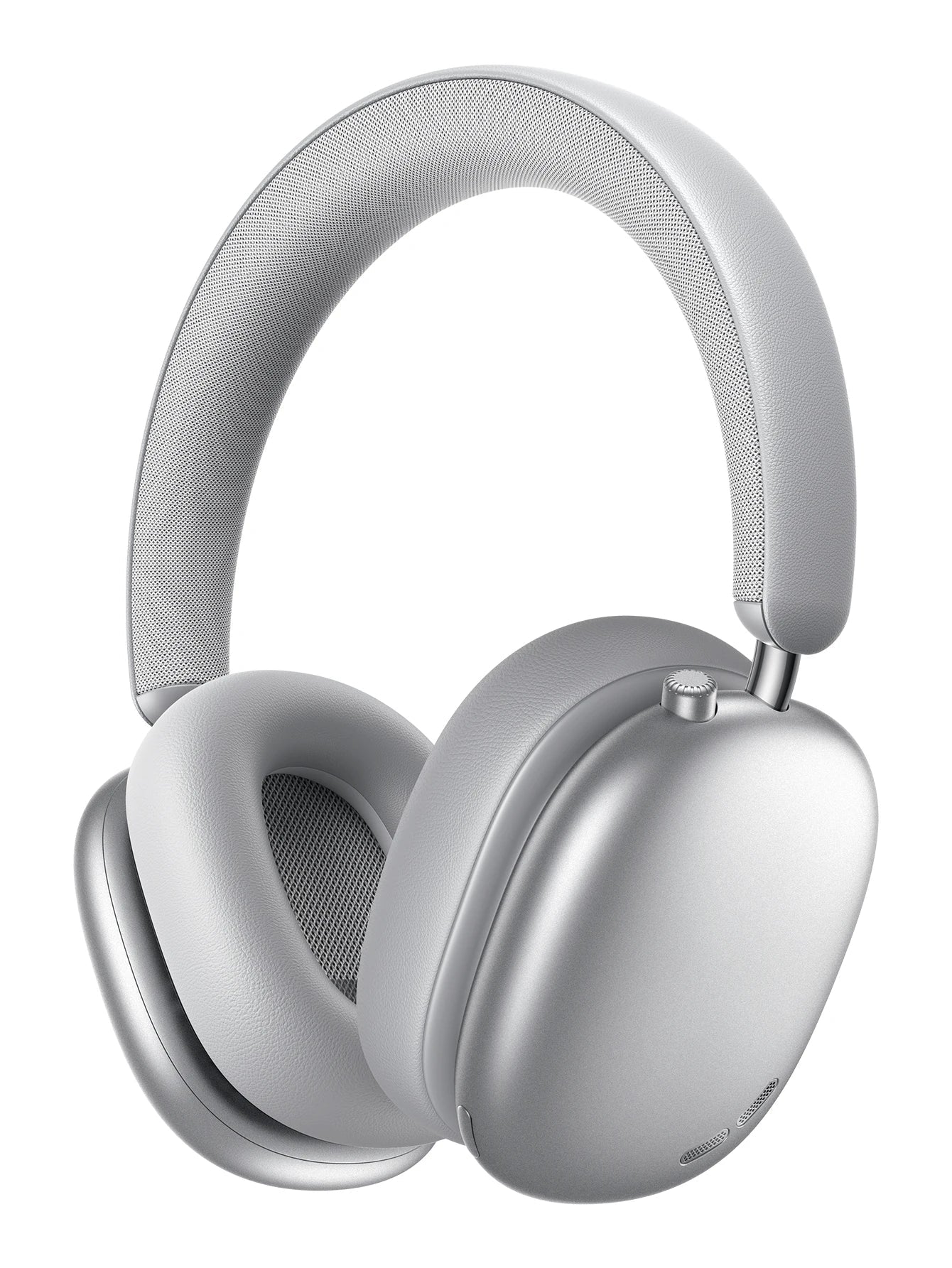 Silver headphones with 'hoco.' branding on a white background