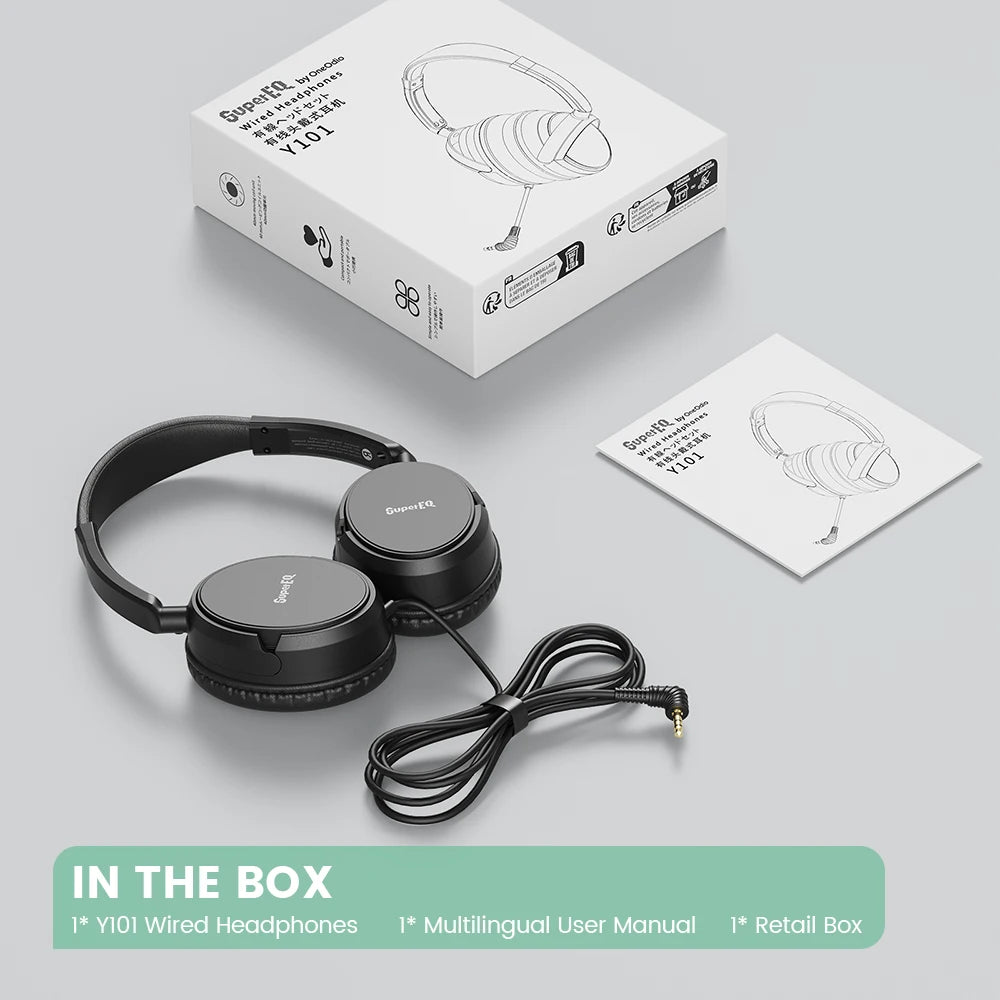 ONEODIO SuperEQ Y101 Wired Headphones