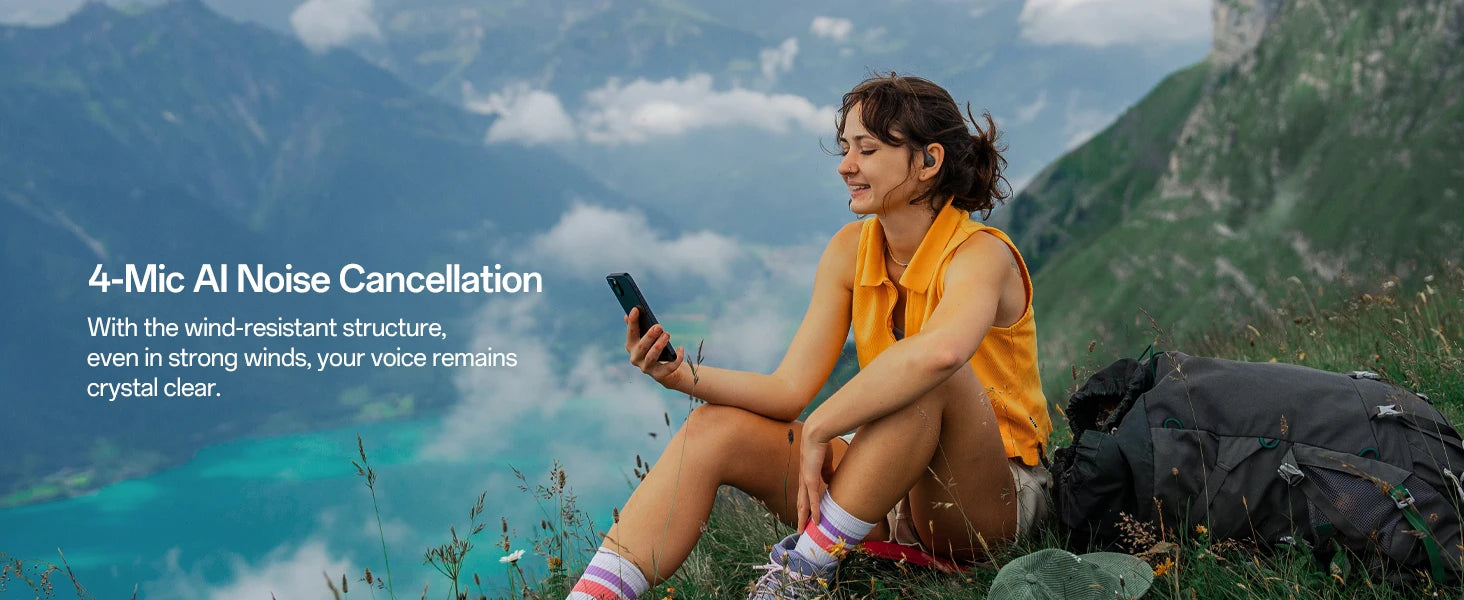 ONEODIO OpenRock S2 Bluetooth Wireless Open Ear Headphones