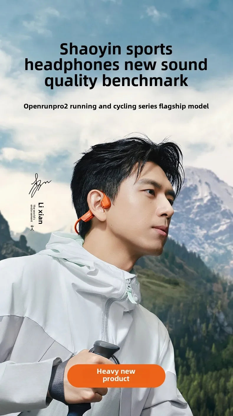 SHOKZ OpenRun Pro 2 Bone Conduction Sports Headphones