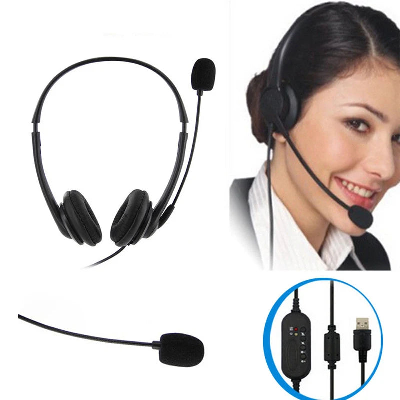 MPOW USB Wired Office Headset