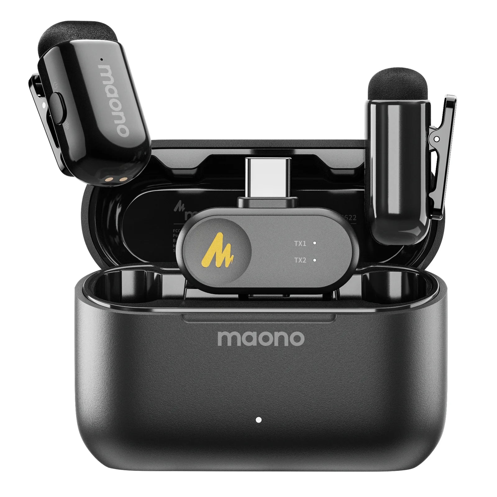 MAONO Wave T1 Mini Wireless Microphone with AI Voice Changer