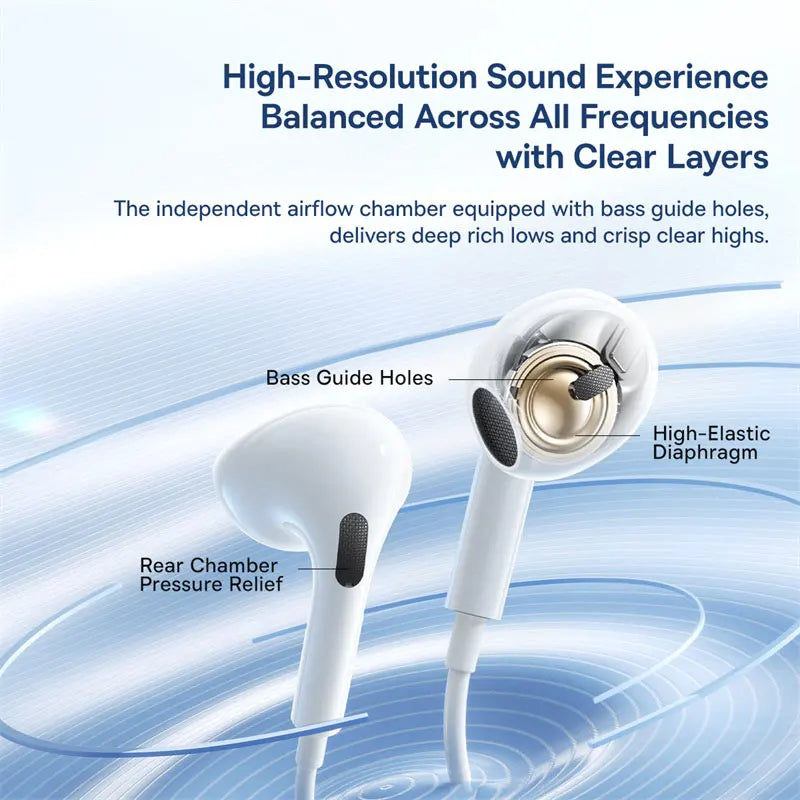 BASEUS Encok CZ19 In Ear Wired Earphones