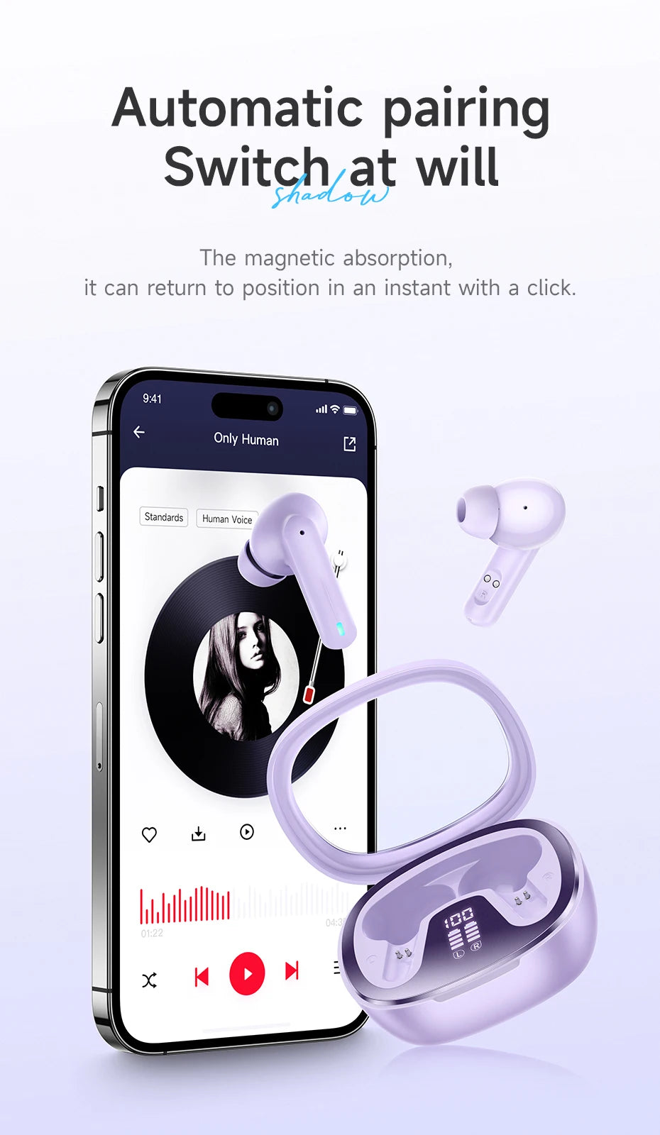 HOCO EQ6 Bluetooth Wireless Earbuds