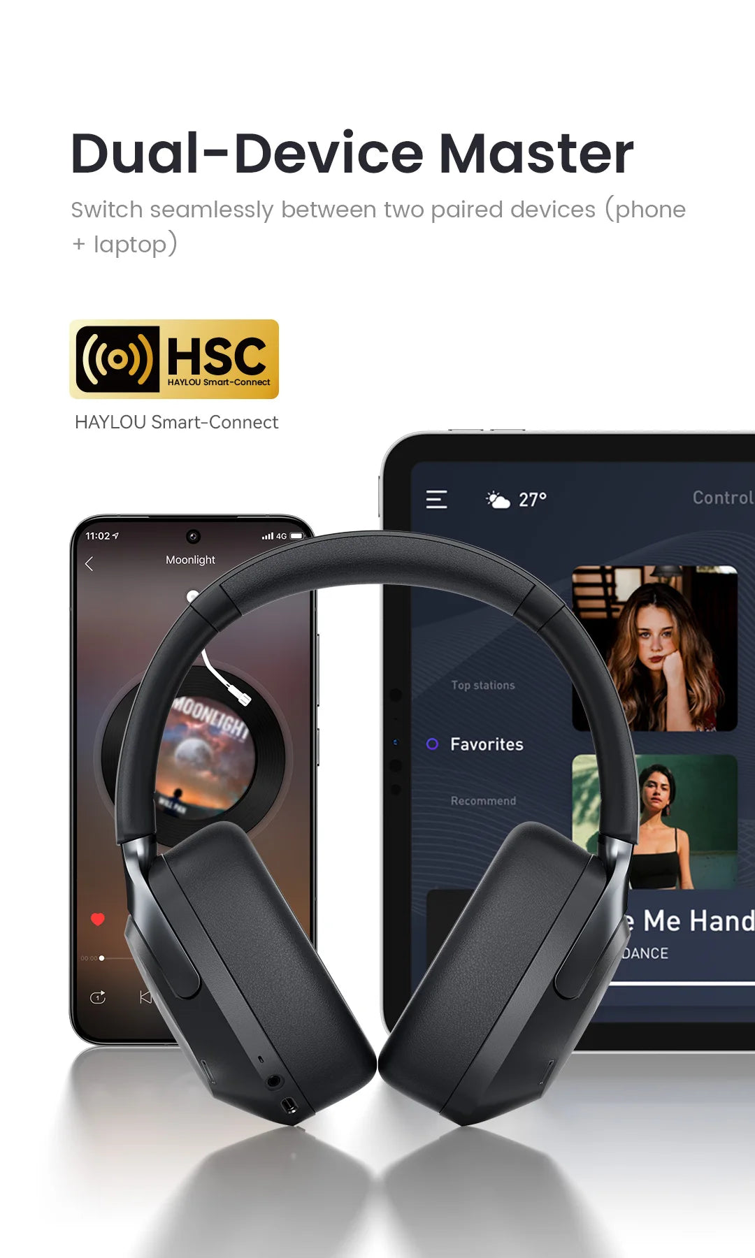 HAYLOU S40 ANC Bluetooth Wireless Headphones