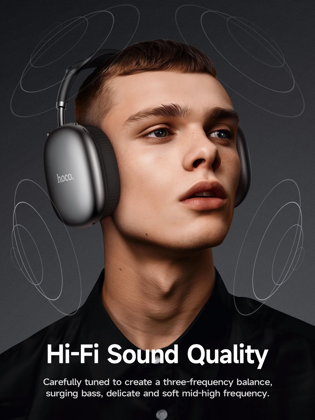 HOCO W55 Plus Noise Cancelling Bluetooth Wireless Headphones