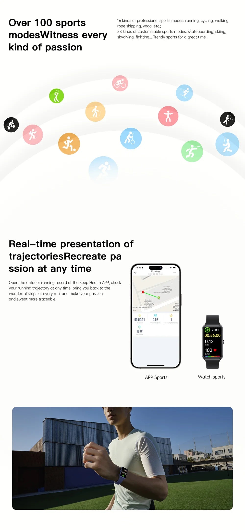 EFFEOKKI C82 Smart Fitness Tracker