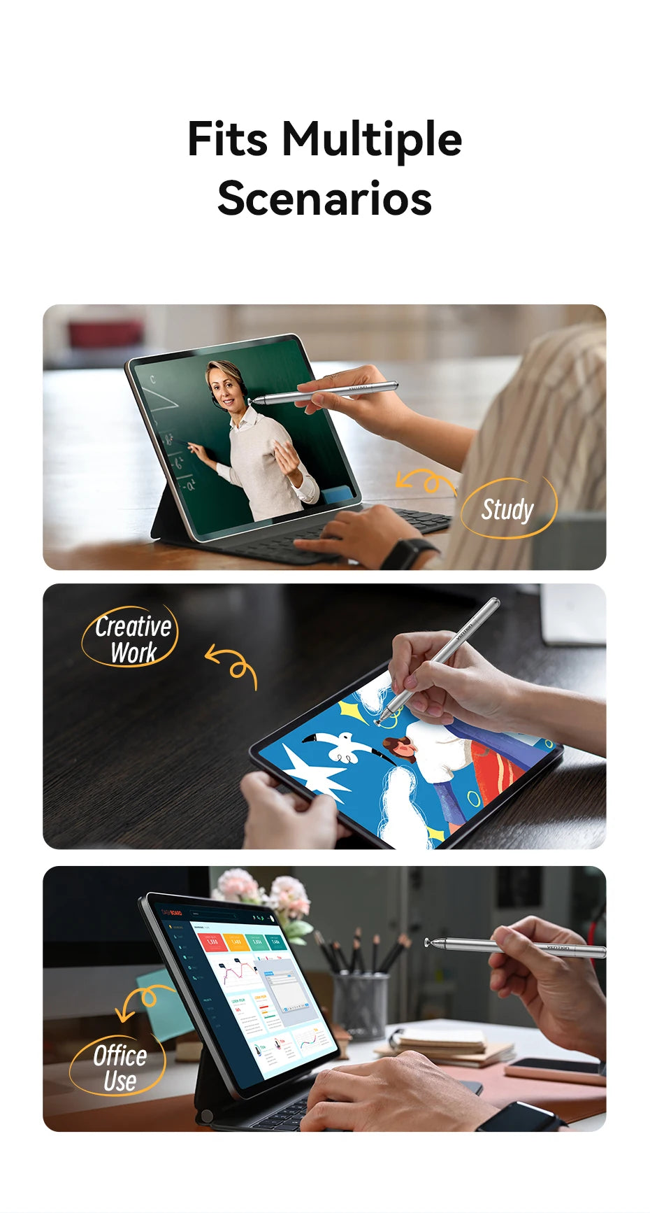 VENTION 2in1 Stylus Pen for Apple iPad