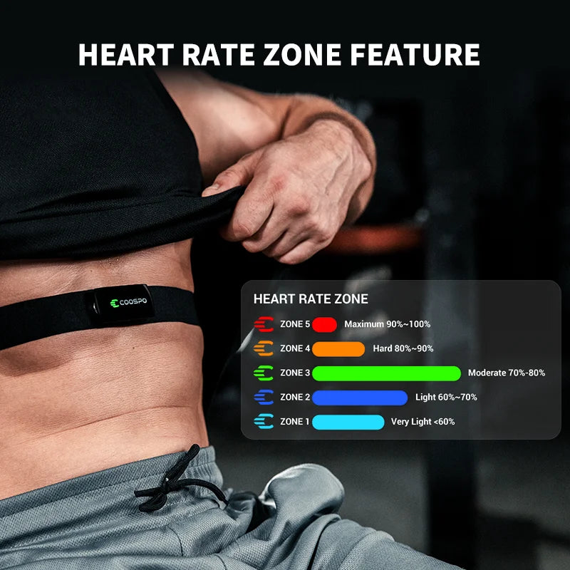 COOSPO H9Z Rechargeable Heart Rate Monitor Armband