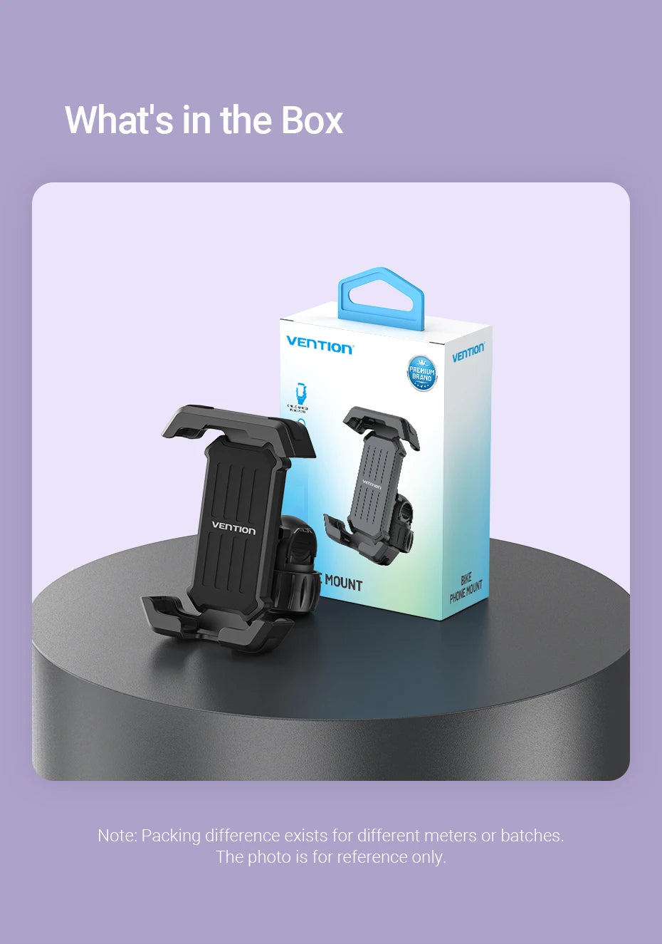 VENTION Universal Adjustable Bike Phone Mount