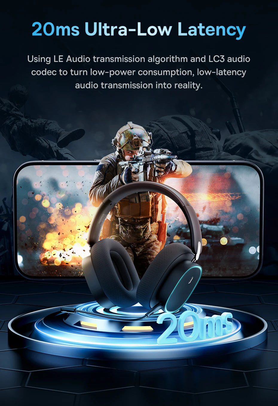 Gh02 BASEUS AeQur GH02 Bluetooth Wireless Gaming Headset