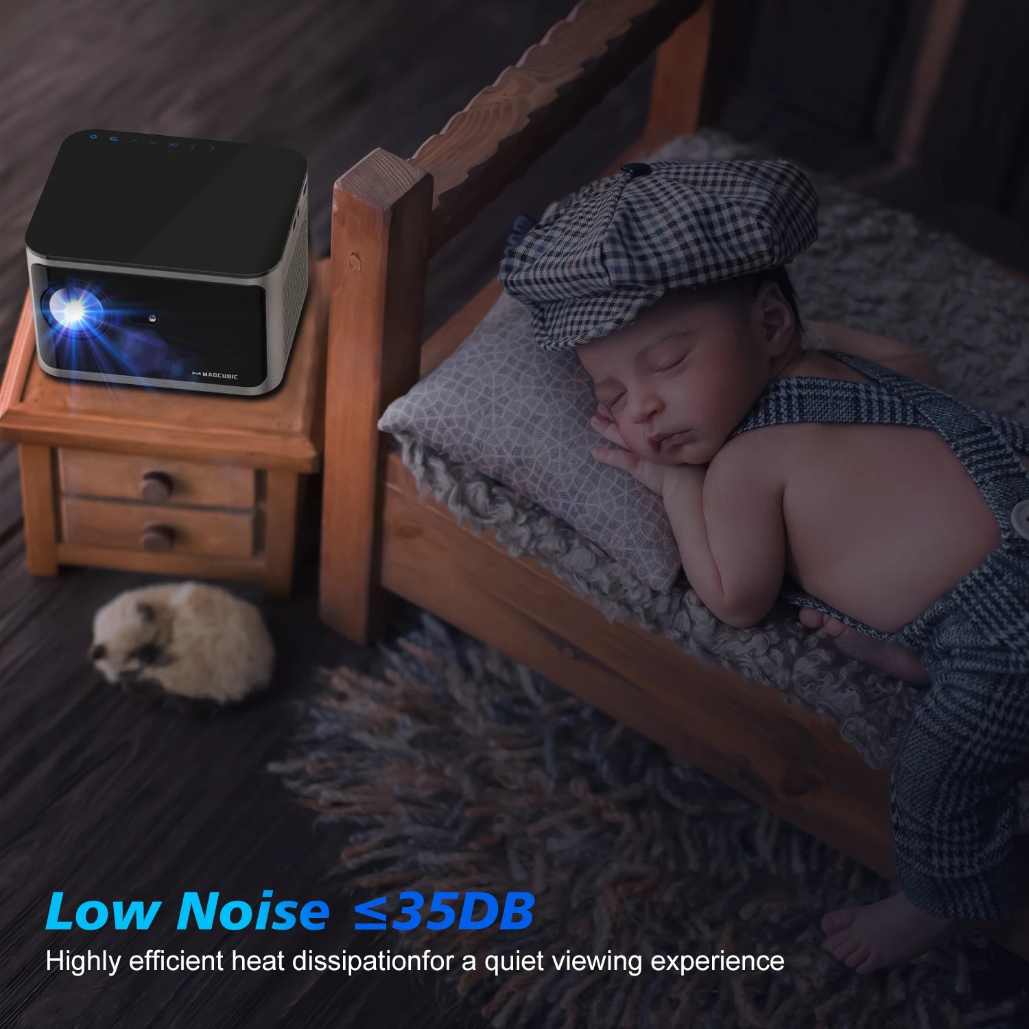 MAGCUBIC HY350 Pro Portable Bluetooth Home Cinema Projector