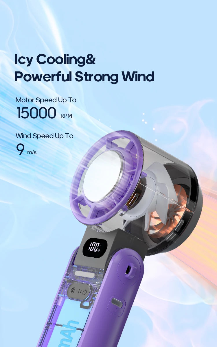 KINSCOTER F53K Rechargeable Portable Handheld Fan