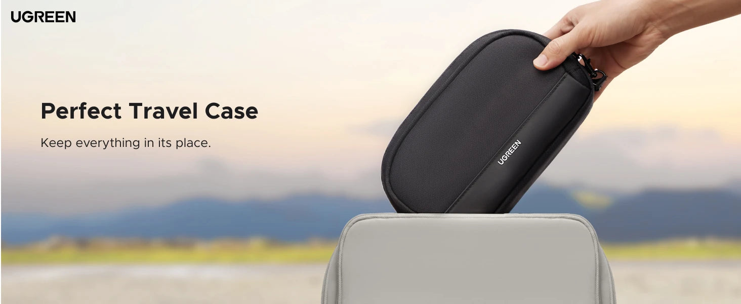 UGREEN Portable Tech Storage Travel Bag
