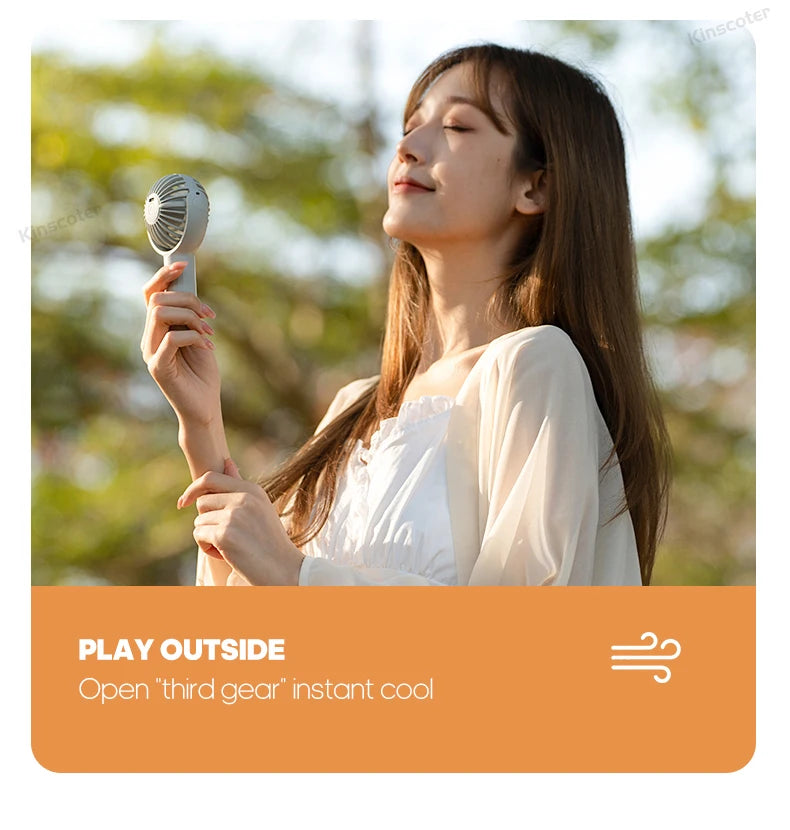 KINSCOTER DQ251 Portable Mini Handheld Fan
