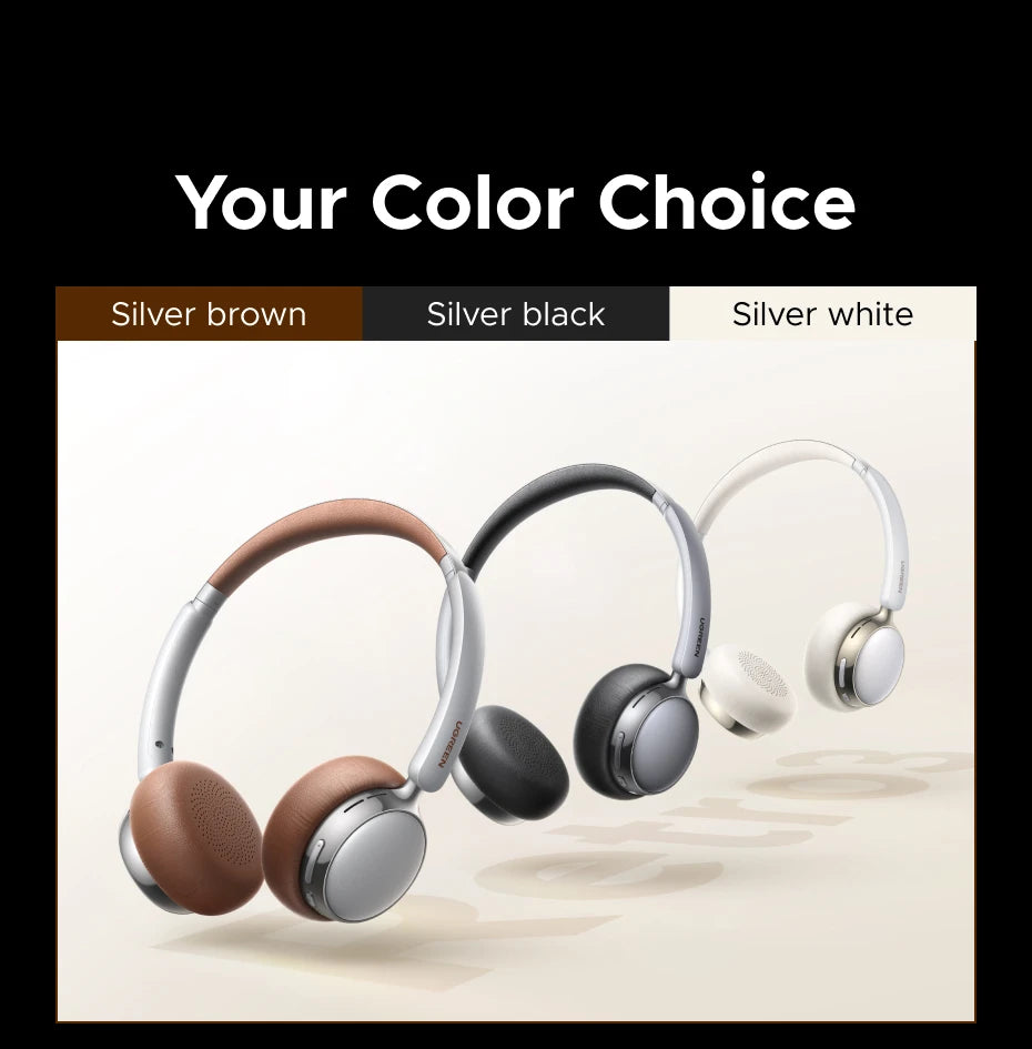 UGREEN Studio Plus Noise Cancelling Bluetooth Wireless Headphones