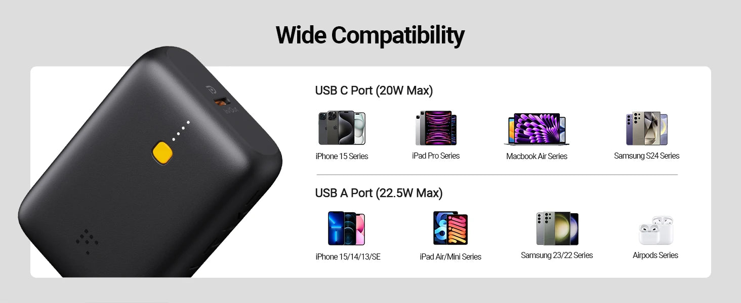 VOLTME Hypercore 10K Lite 10000mAh Portable Charger and Power Bank