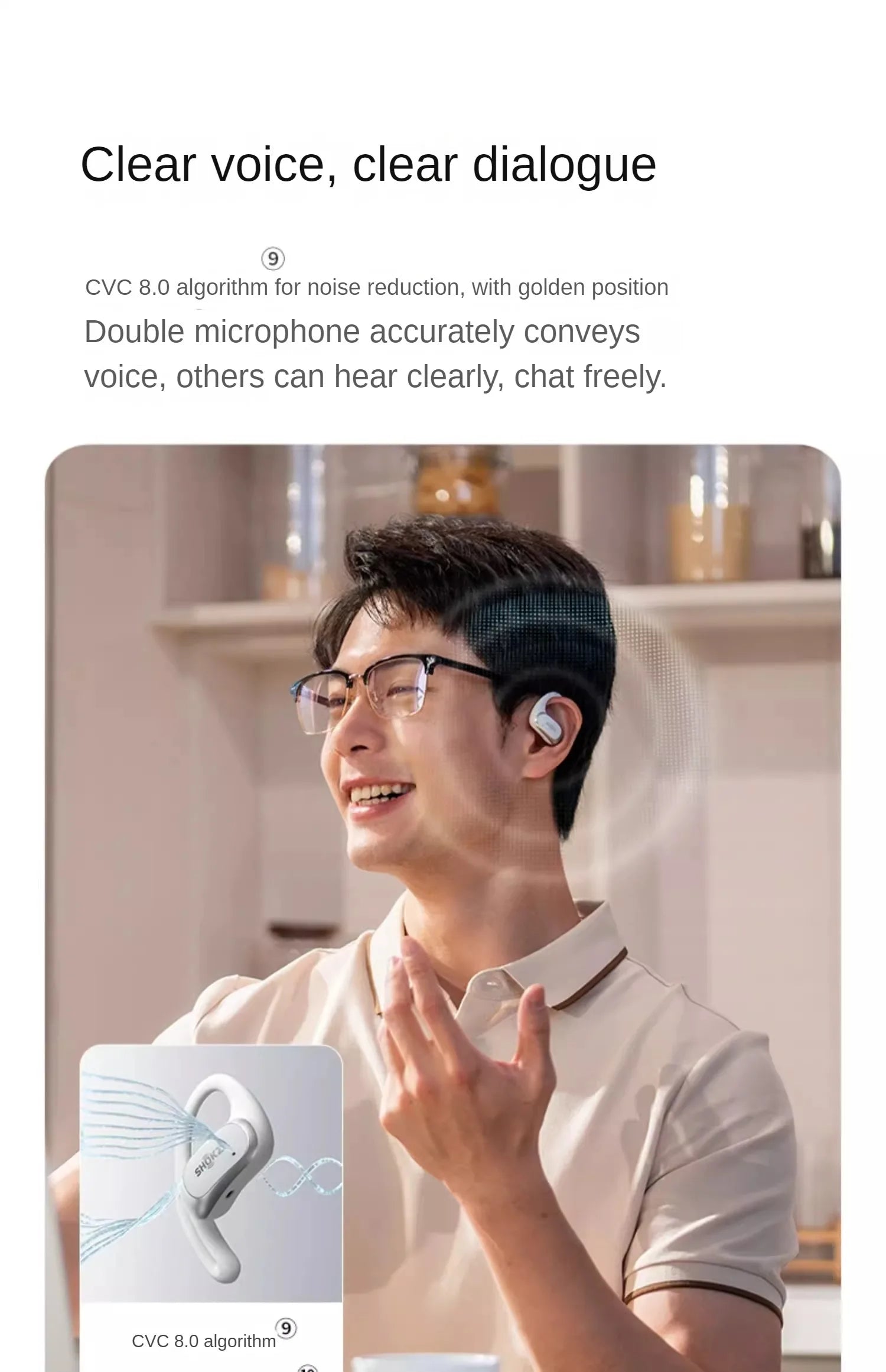 SHOKZ OpenFit Air Open-Ear Headphones