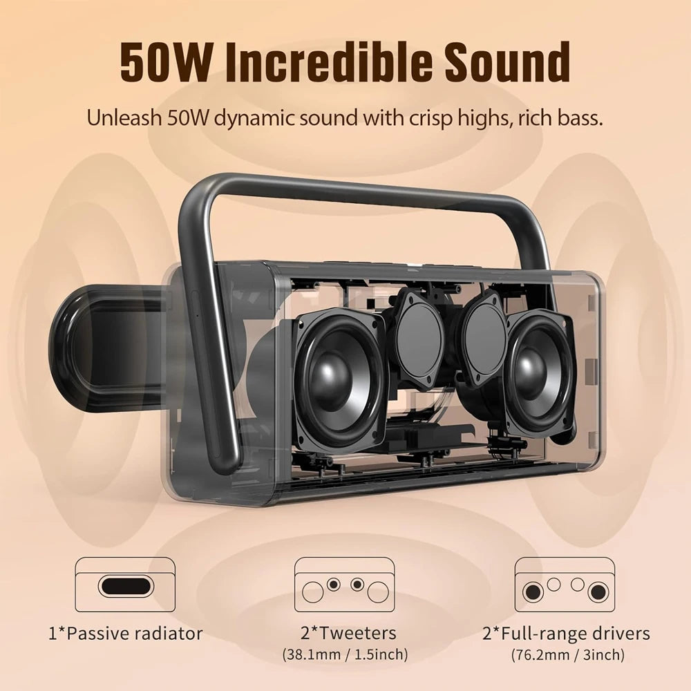 DOSS SoundBox XL Pro Portable Bluetooth Wireless Speaker