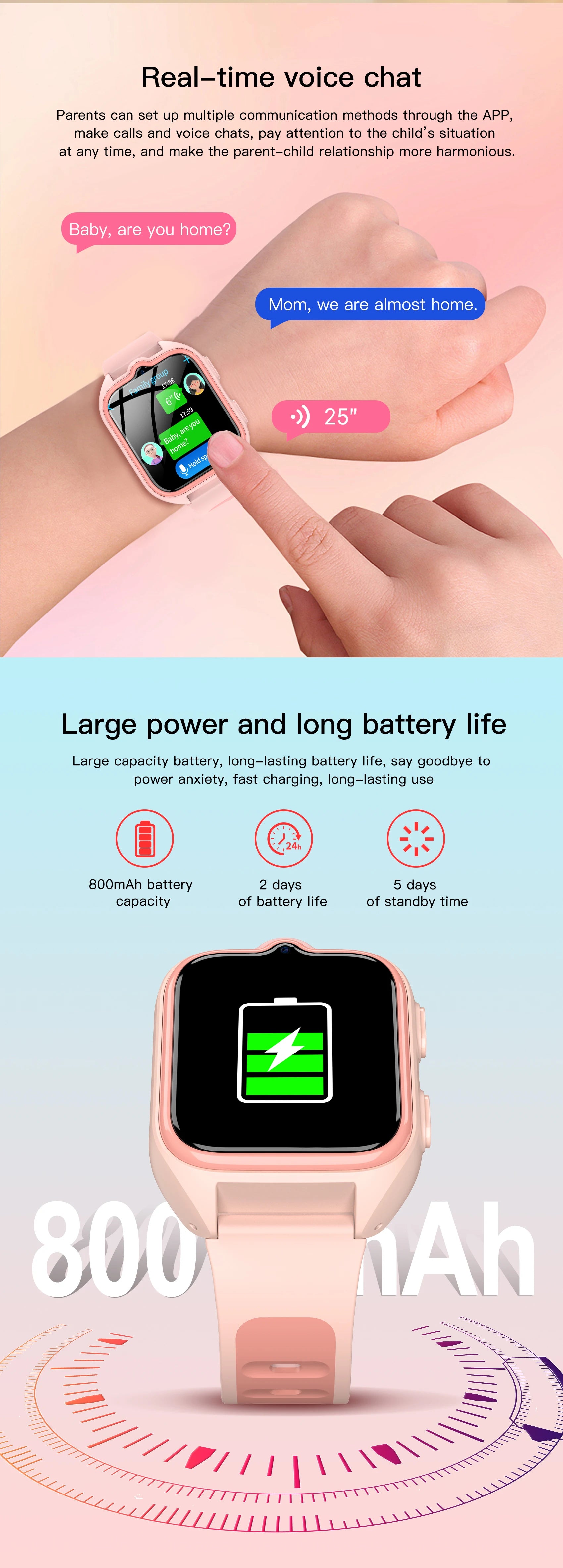 BLACKVIEW Z30 1.75" Kids Smart Watch