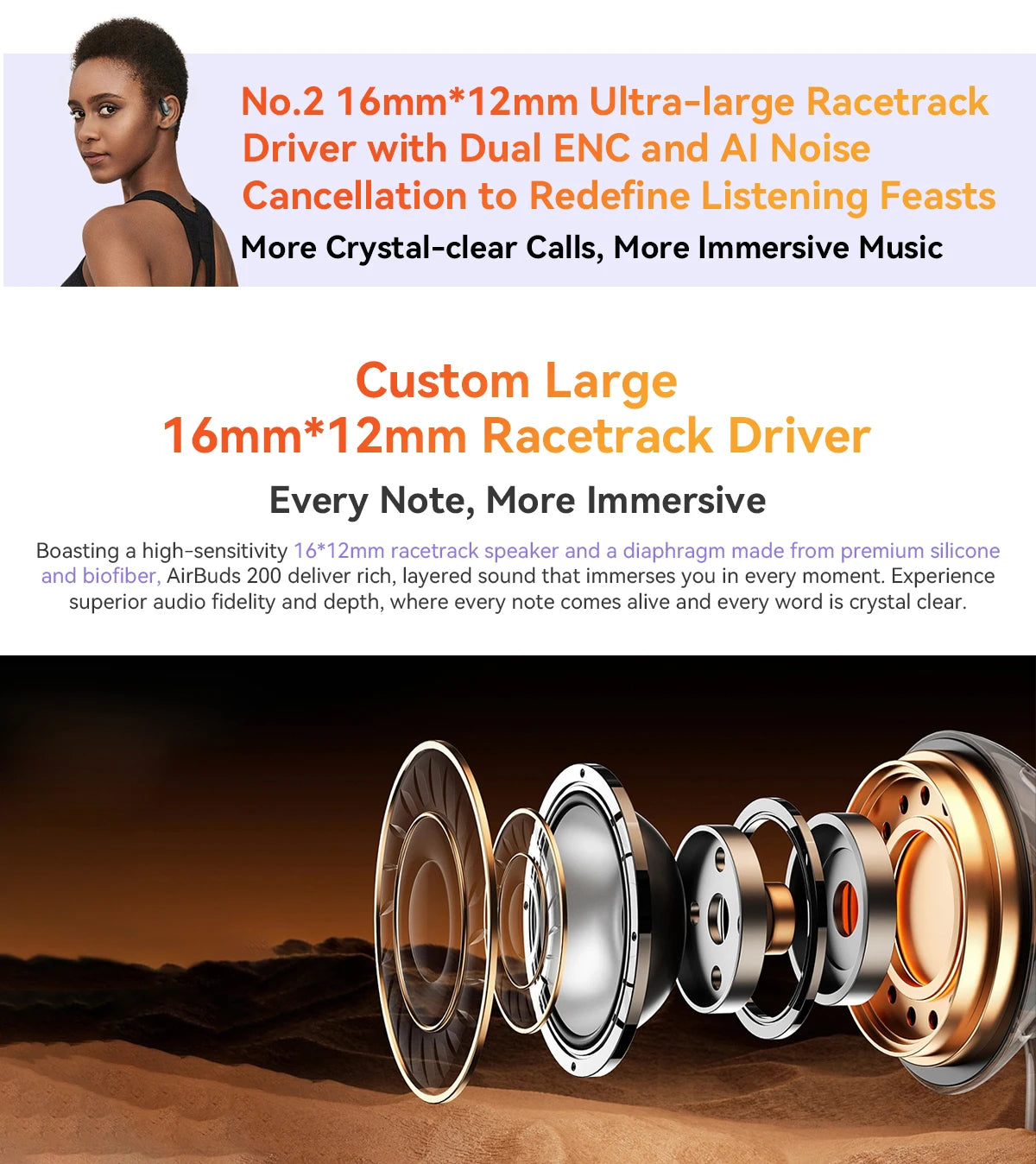 BLACKVIEW AirBuds 200 Bluetooth Wireless Open Ear Headphones