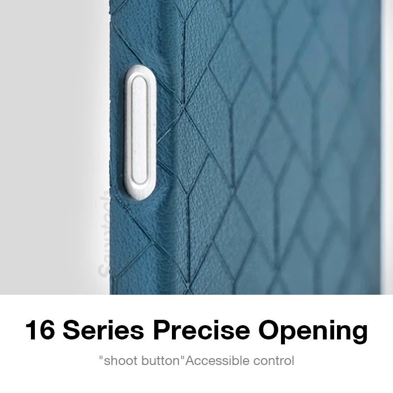 Patterned Leather MagSafe Case for Apple iPhone