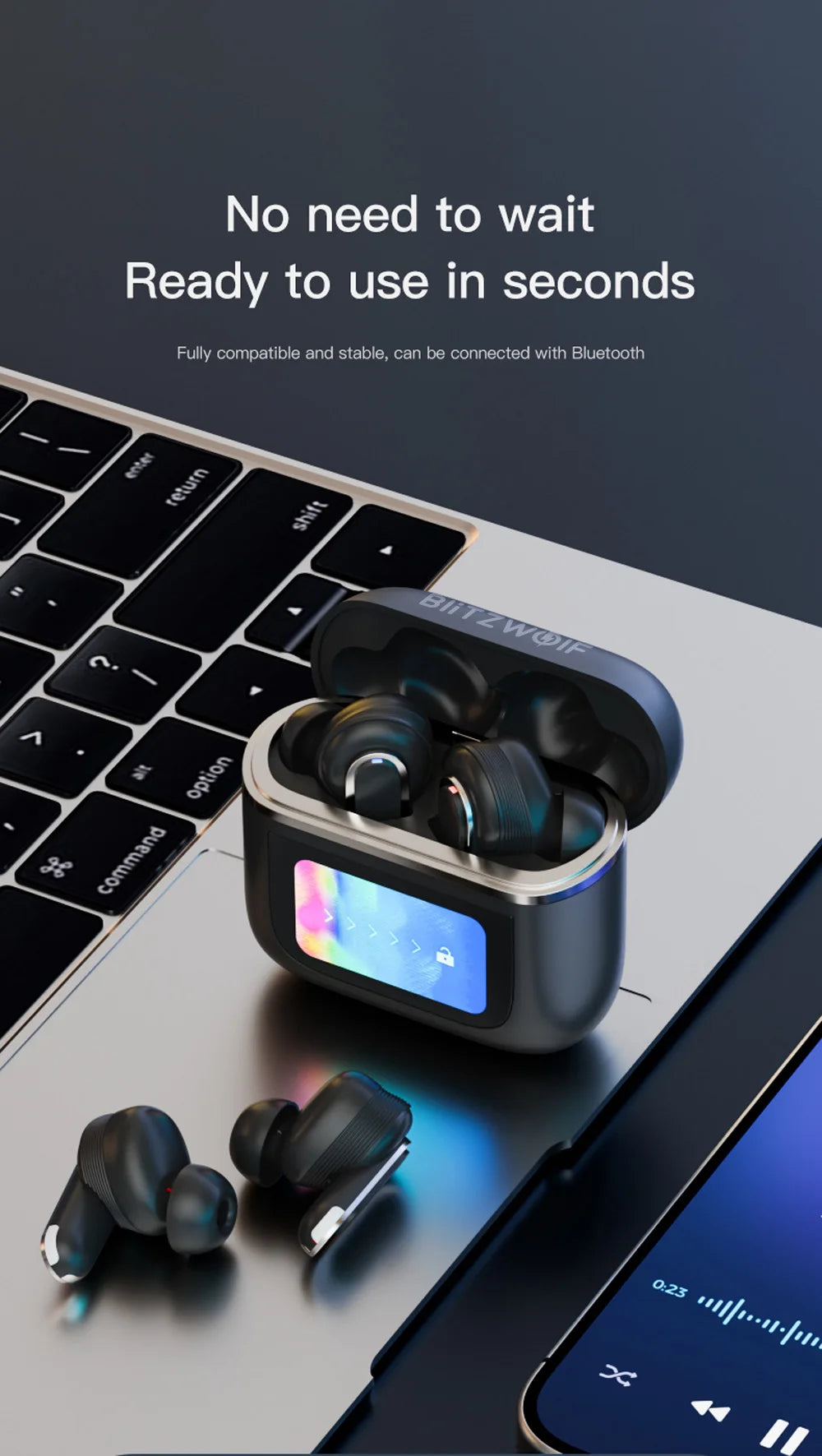 BLITZWOLF BW-FYE16 TWS Bluetooth Wireless Earphones