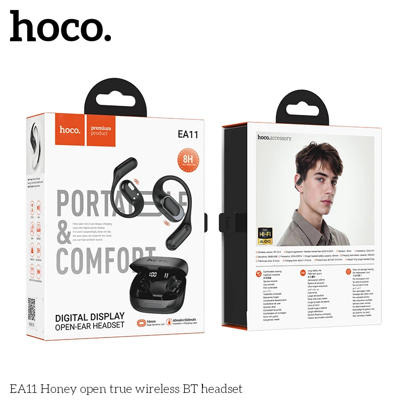 HOCO EA11 Honey Bluetooth Wireless Open Ear Headphones